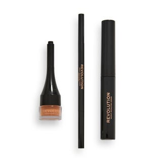 Makeup Revolution Ultra Brow Builder Kit Medium Brown