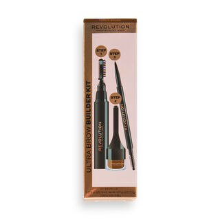 Makeup Revolution Ultra Brow Builder Kit Medium Brown
