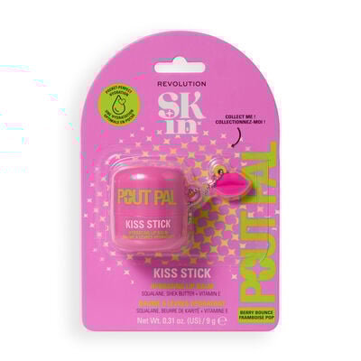 Revolution Skin Pout Pal Kiss Stick Lip Balm Berry