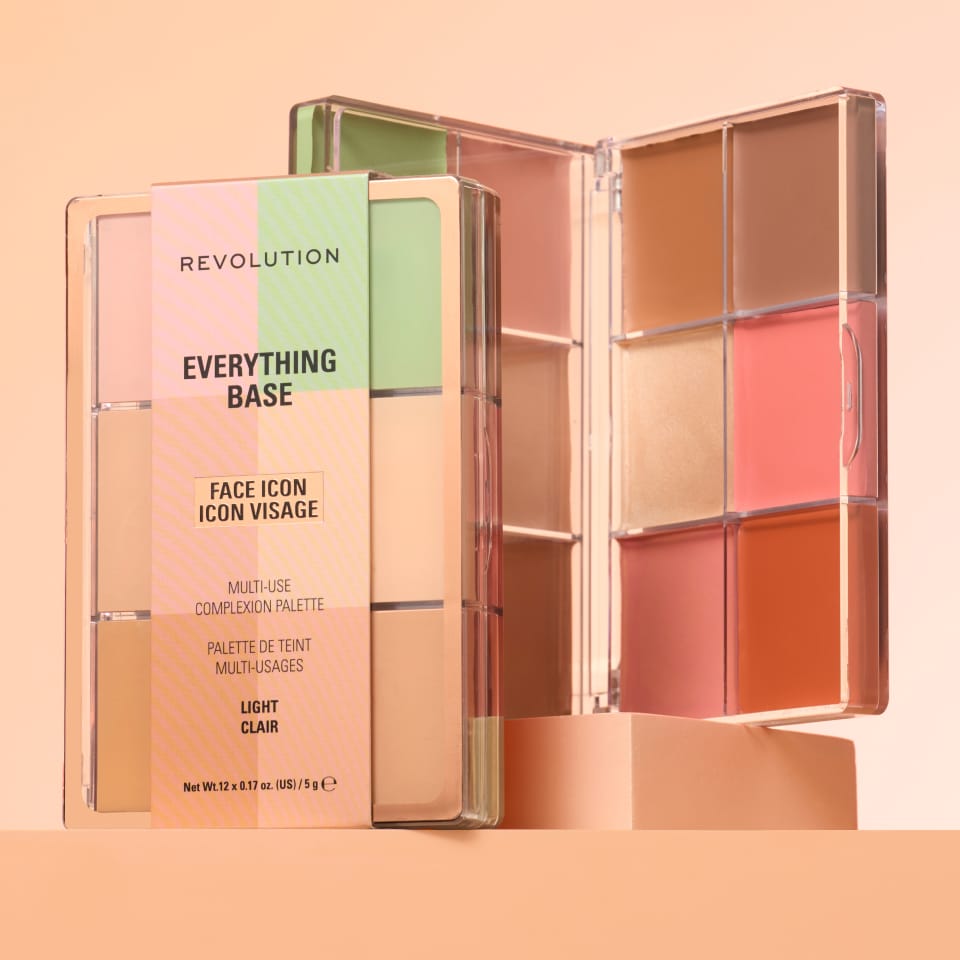 image of Revolution's Everything Base palette on a beige background